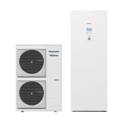 Panasonic šilumos siurblys oras-vanduo su integruotu boileriu Aquarea HP All in One (H karta) 9 kW (trifazis)